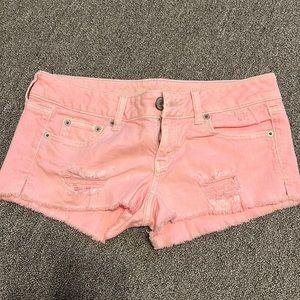 American eagle pink shorts